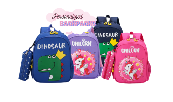 Girls Boys Backpack School & Pencil Case