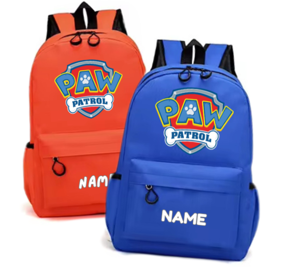 Paw Patrol School Bag Personalised Name