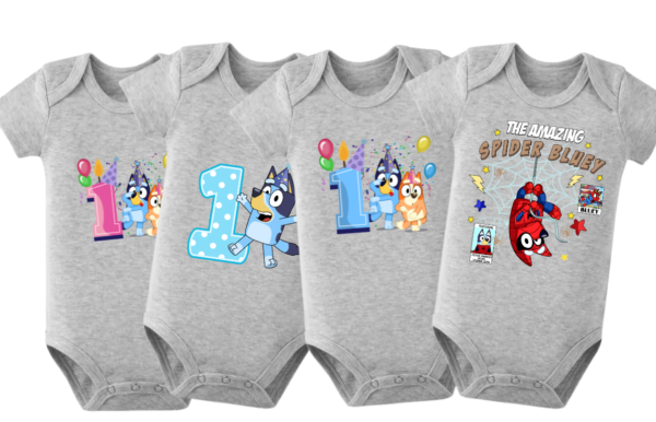 Bluey Design Baby Rompers