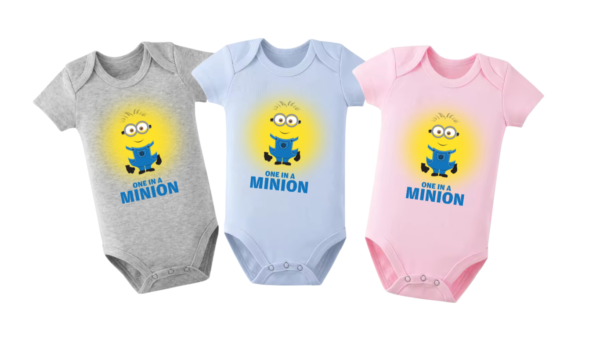 Minion Baby Rompers