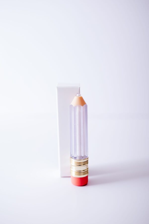 Pencil Strawberry Lipgloss - Personalised Stickers