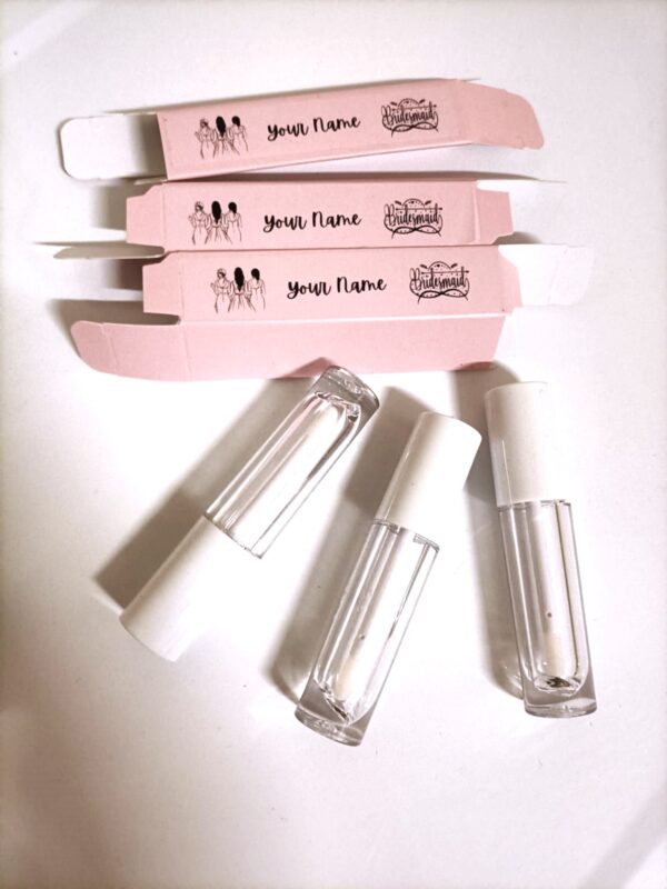 Bridal Party Personalised Lipgloss Package